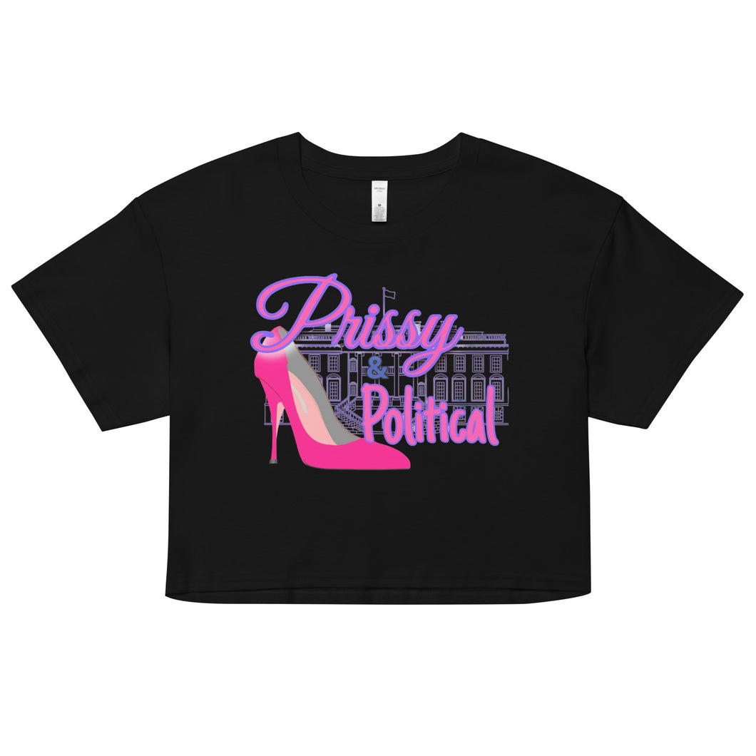 PRISSY and POLITICAL White House Women’s crop top