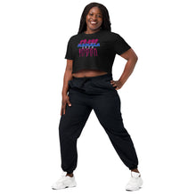 Load image into Gallery viewer, KAMALA 2024 Women’s crop top (BLACK)
