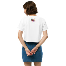 Load image into Gallery viewer, VOTE-FLOWERS Women’s crop top
