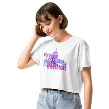 Load image into Gallery viewer, PRISSY and POLITICAL Capitol 2 Women’s crop top
