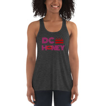 Load image into Gallery viewer, DC HONEY DISCO PINK LETTER Women&#39;s Flowy Racerback Tank
