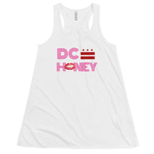 Load image into Gallery viewer, DC HONEY DISCO PINK LETTER Women&#39;s Flowy Racerback Tank
