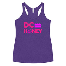 Load image into Gallery viewer, DC HONEY PINK LETTER Women&#39;s Racerback Tank
