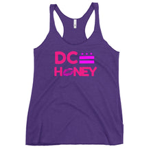 Load image into Gallery viewer, DC HONEY PINK LETTER Women&#39;s Racerback Tank
