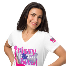 Load image into Gallery viewer, PRISSY and POLITICAL White House Heels 2 Women’s relaxed v-neck t-shirt
