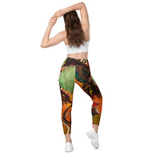 Load image into Gallery viewer, Shero Street Art Crossover leggings with pockets
