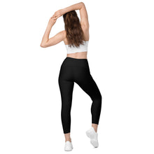 Load image into Gallery viewer, DC HONEY FLAG LOGO Crossover leggings with pockets
