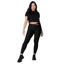 Load image into Gallery viewer, DC HONEY FLAG LOGO Crossover leggings with pockets
