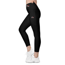 Load image into Gallery viewer, DC HONEY FLAG LOGO Crossover leggings with pockets
