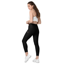 Load image into Gallery viewer, DC HONEY FLAG LOGO Crossover leggings with pockets
