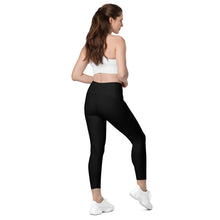 Load image into Gallery viewer, DC HONEY FLAG LOGO Crossover leggings with pockets
