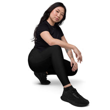 Load image into Gallery viewer, DC HONEY FLAG LOGO Crossover leggings with pockets
