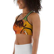 Load image into Gallery viewer, Shero Street Art Sports bra
