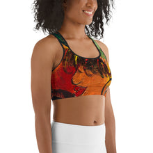 Load image into Gallery viewer, Shero Street Art Sports bra
