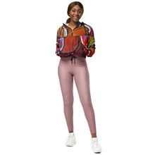 Load image into Gallery viewer, HEAD WRAP GLORY Women’s Cropped Windbreaker
