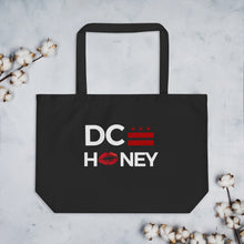 Load image into Gallery viewer, DC HONEY FLAG LOGO Large organic tote bag
