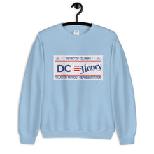 Load image into Gallery viewer, DC Honey License Plate Unisex Sweatshirt
