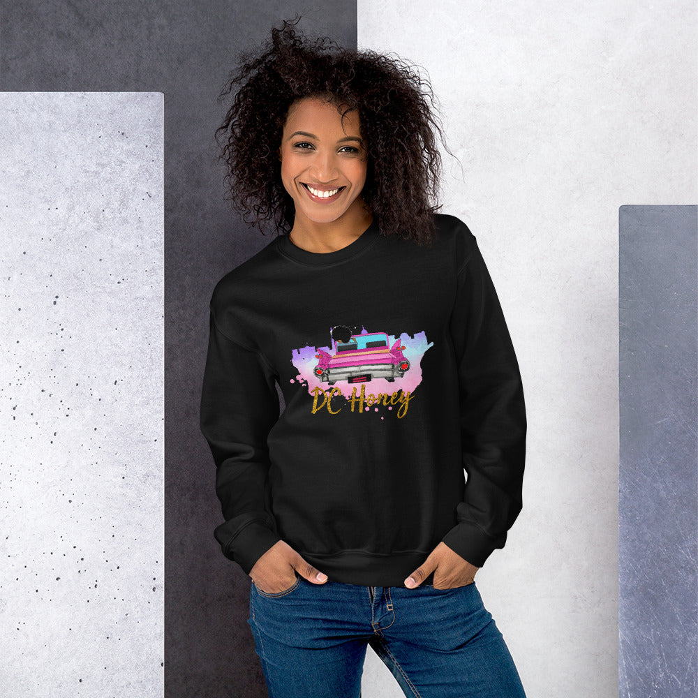 DC HONEY Pink Cadillac Unisex Sweatshirt