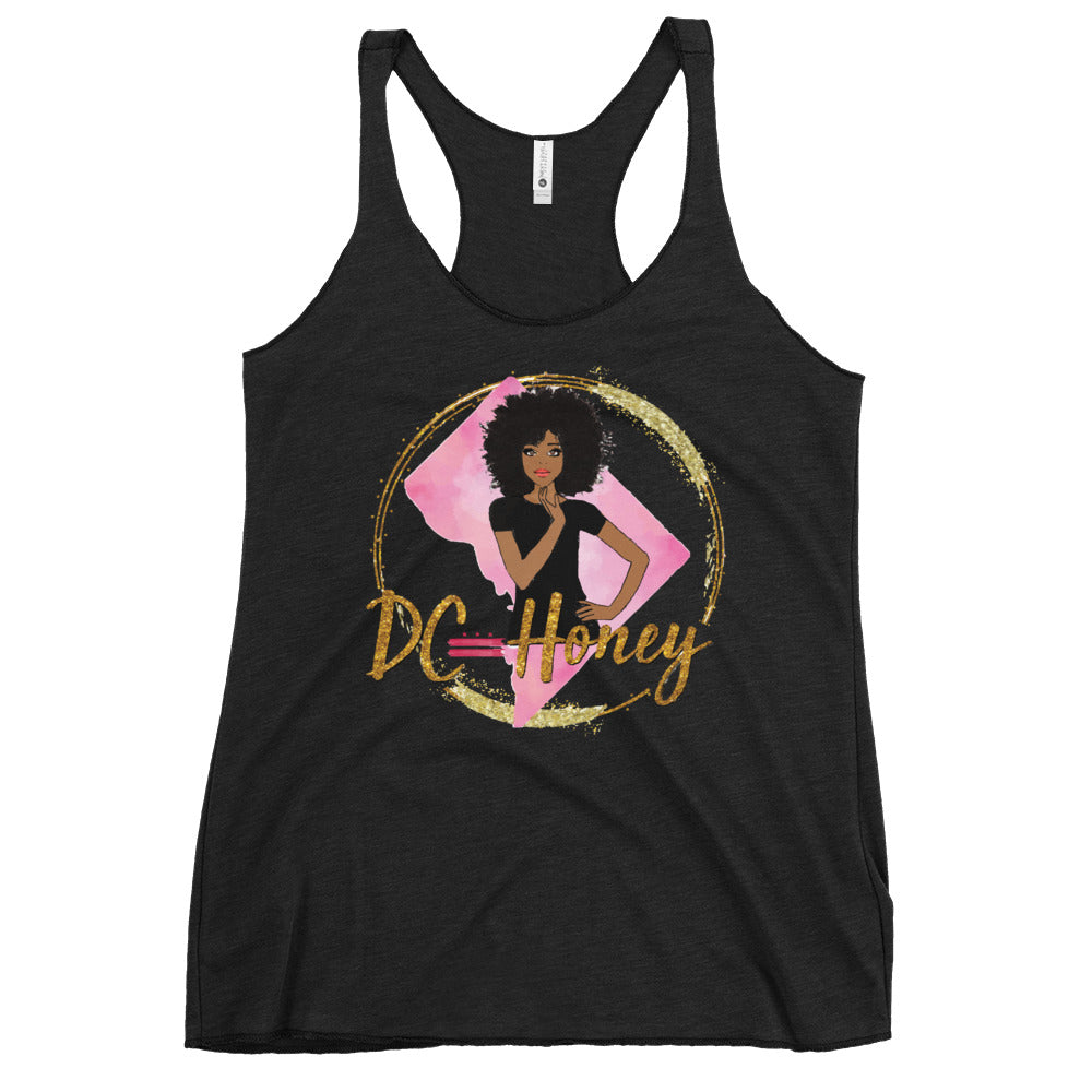 DC HONEY GRAPHIC LOGO Women's Racerback Tank