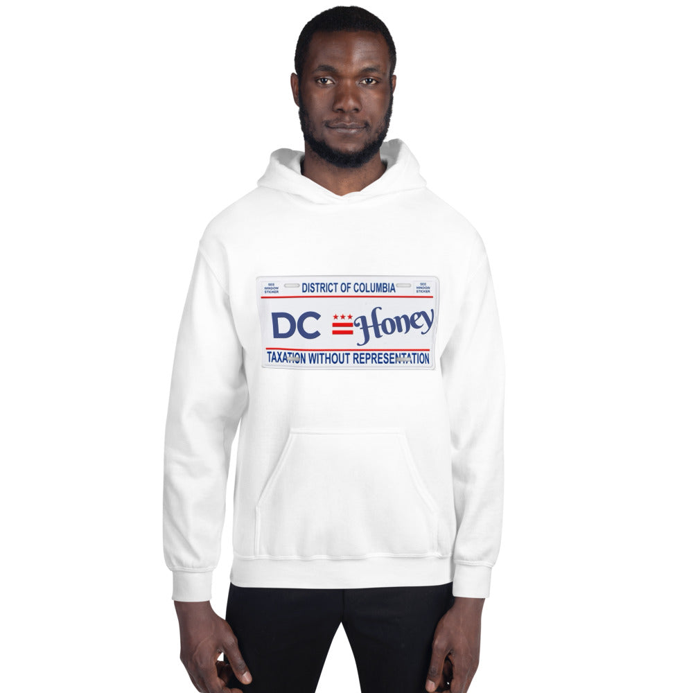 DC License Plate Unisex Hoodie