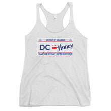 Load image into Gallery viewer, DC Honey License Plate Women&#39;s Racerback Tank
