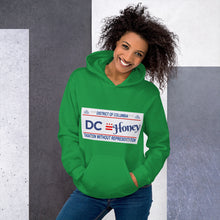 Load image into Gallery viewer, DC HONEY LICENSE PLATE  Unisex Hoodie
