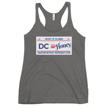 Load image into Gallery viewer, DC Honey License Plate Women&#39;s Racerback Tank
