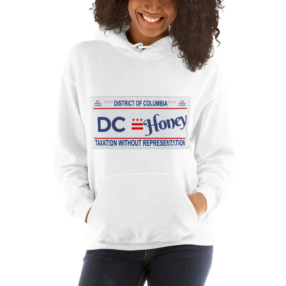 DC HONEY LICENSE PLATE Unisex Hoodie