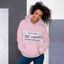 Load image into Gallery viewer, DC HONEY LICENSE PLATE  Unisex Hoodie
