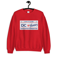 Load image into Gallery viewer, DC Honey License Plate Unisex Sweatshirt
