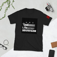 Load image into Gallery viewer, REAL LIFE HUSTLER -STONE Short-Sleeve Unisex T-Shirt
