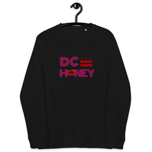 Load image into Gallery viewer, DISCO DC HONEY Unisex organic raglan sweatshirt
