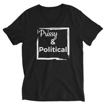 Load image into Gallery viewer, PRISSY and POLITICAL Unisex Short Sleeve V-Neck T-Shirt
