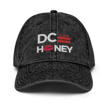 Load image into Gallery viewer, DC HONEY FLAG LOGO EMBROIDERED Vintage Cotton Twill Cap
