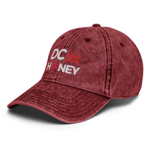 Load image into Gallery viewer, DC HONEY FLAG LOGO EMBROIDERED Vintage Cotton Twill Cap
