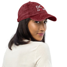 Load image into Gallery viewer, DC HONEY FLAG LOGO EMBROIDERED Vintage Cotton Twill Cap
