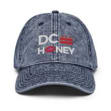 Load image into Gallery viewer, DC HONEY FLAG LOGO EMBROIDERED Vintage Cotton Twill Cap

