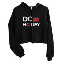 Load image into Gallery viewer, DC HONEY FLAG LOGO/DC FLAG ON THE BACK Crop Hoodie
