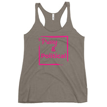 Load image into Gallery viewer, PRISSY and POLITICAL Women&#39;s Racerback Tank
