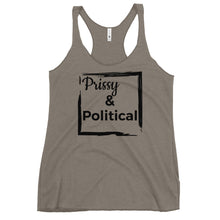 Load image into Gallery viewer, PRISSY and POLITICAL Women&#39;s Racerback Tank
