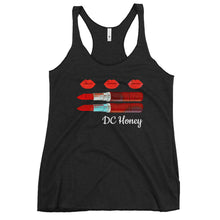 Load image into Gallery viewer, DC HONEY LIPS AND LIPSTICK FLAG Women&#39;s Racerback Tank
